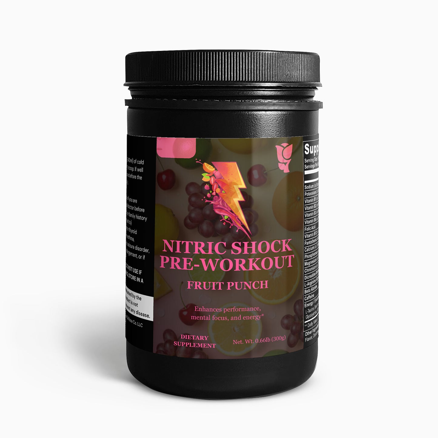 Nitric Shock Pre-Workout Powder (Fruit Punch)